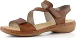 Rieker přírodní kožené sandály 659C7-24 - 41 | P626468