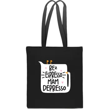 Nákupní taška Nákupní taška PoStar černá bavlna