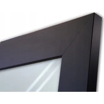 Zrcadlo Zrcadlo v širokém rámu 110x80 černé