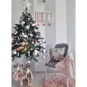 Polštář Zimní povlak na polštář se zvířaty 854