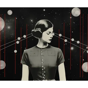 Plakát Plakát Planety a Měsíce bez rámu 60 x 50 cm