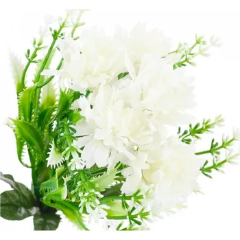 umělá květina Umělé Květy do vázy Chryzantéma bílá