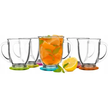 Hrnek Glasmark Mix Barev sklo 400 ml