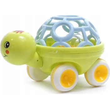 Kousátko s chrastítkem Midex, guma a plast, vícebarevné