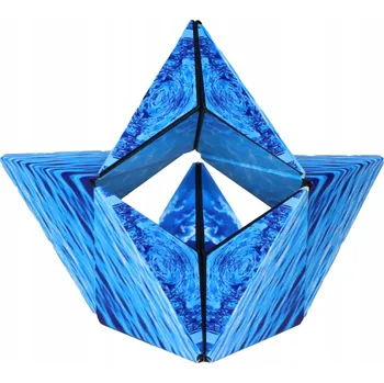 Hlavolam MoYu Magnetická skládací kostka Blue