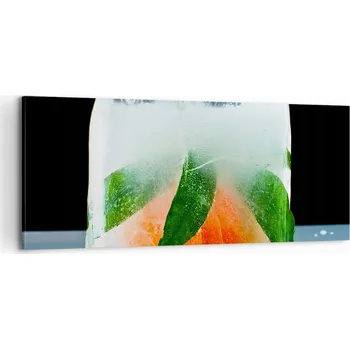 Obraz Foto obraz na plátně 100x40 kostka ledu obývací pokoj ložnice na zeď velký