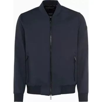 Pánská casual bunda PORSCHE DESIGN Travel Blouson Bunda módní volnočasová pro období jaro až podzim tmavě modrá (Moderní cestovní bluzon z italské látky v regular fit střihu se žakárovou podšívkou zdobenou luxusním logem Porsche Design.)