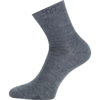 Dámské ponožky WAB tenké ponožky obsahující Merino vlnu a Akryl - Šedá 816 / (42-45) L / Šedá