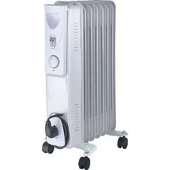 Topidlo Olejový radiátor Nergis 1500 W, bílý
