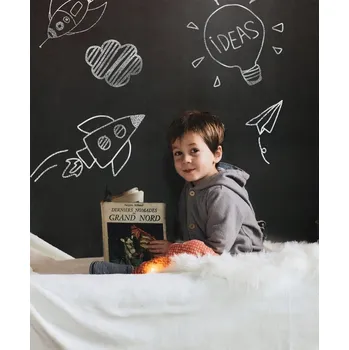 Kancelářský nábytek Magnetická tabule s lepidlem a křídovým laminátem