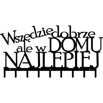 Věšák Šatní ramínko kovový Stalfaktory černý