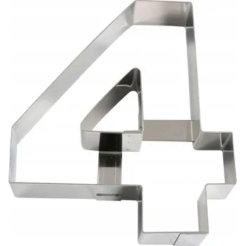 Forma na pečení Cukrářský Forma číslice 4 - délka 20 cm Martellato