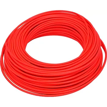 Lanko pro jízdní kolo Aligator Bowden brzdový 5 mm teflon 1 m barevný červený neon