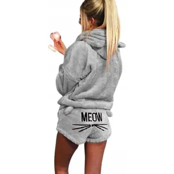 Dámské spodní prádlo K&M souprava spodního prádla šedá velikost XL