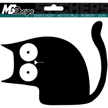 Samolepicí dekorace na vozidlo NÁLEPKA na auto KOČKA KOTĚ CAT SAMOLEPKA 10x13