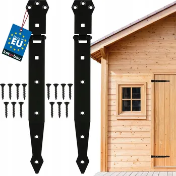 pant Závěs okenicových dveří 350 mm sada 2 ks. - 350 mm