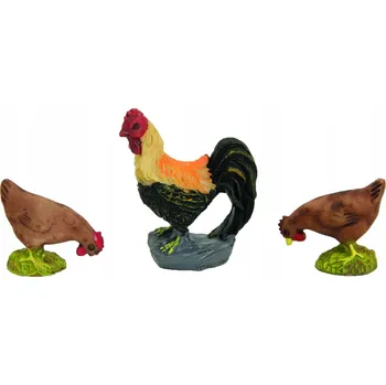 Obraz 3 kuřátka k dekoraci - výška do 3,5 cm, vhodné k figurkám o velikosti 8-11 cm