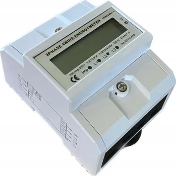 Měřič spotřeby Třífázový elektroměr, podružný měřič spotřeby proudu 100A
