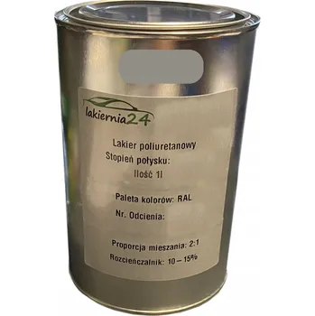 Lak na dřevo Barva Průmyslová polyuretanová barva, polyuretanový lak 1l polomat 2:1 RAL 7030
