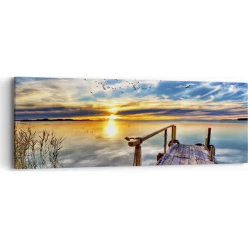 Obraz Obraz na plátně do obýváku, ložnice 90x30 krajina foto obrazy na zeď