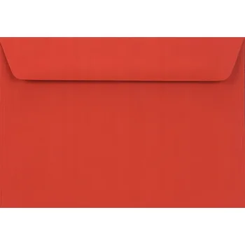 Obálka Obálky C6 Burano Rosso Scarlatto červené - 25 Ks