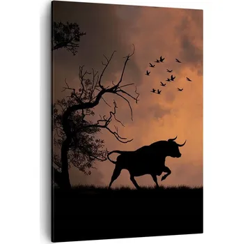 Obraz Obraz na plátně do obýváku ložnice 50x70 zvířata obrazy na zeď canvas