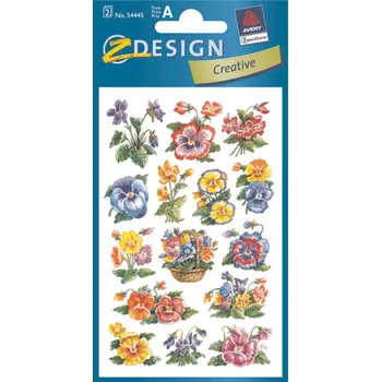 Samolepící etiketa AVERY Z-DESIGN Květiny Z-DESIGN - 54445!