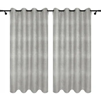 Obraz Závěs polozatemňovací s kroužky 140 cm x 250 cm