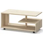 Casarredo Konferenční stolek na kolečkách TURIN sonoma