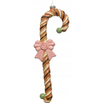 Vánoční dekorace Vánoční Koule plastová cukrová hůl ozdoba na vánoční stromeček