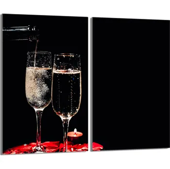 Kuchyňské prkénko Krájecí deska TMK ArtDeko sklo 2 ks