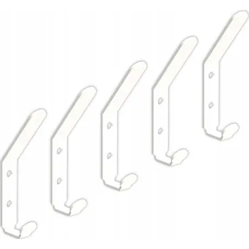 Věšák Šatní ramínko kovový Domer bílý