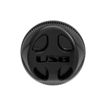 Cyklistika LEZYNE Náhradní víčko světla LEZYNE LIGHT END CAP - FEMTO USB DRIVE REAR BLACK - Uni