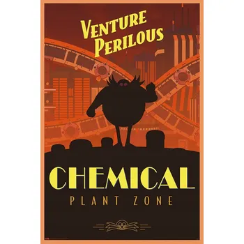 Obraz Plakát Sonic bez rámu 61 x 91,5 cm