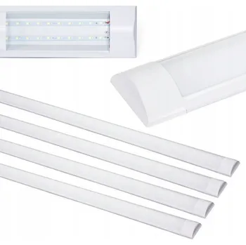 LED panel 4x LED trubicové svítidlo 60cm na povrch, neutrální bílá, vhodné do garáže