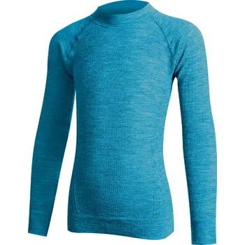 JALO dětské merino triko - Modrá 5150 / 122-134 / Modrá