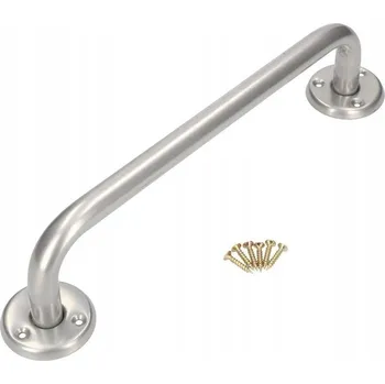 Madlo do koupelny Madlo koupelnové držadlo 300 úchyt dveří – Barva stříbrná - 300 mm \ stříbro