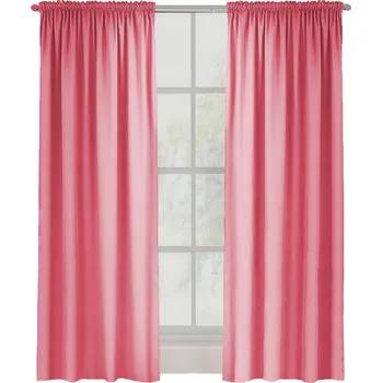 Hotové závěsy na žabky TYRKYSOVÉ 140x250 hladké