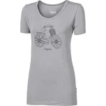 Dámské bambusové triko PROGRESS Sasa Citybike šedé Velikost: XXL