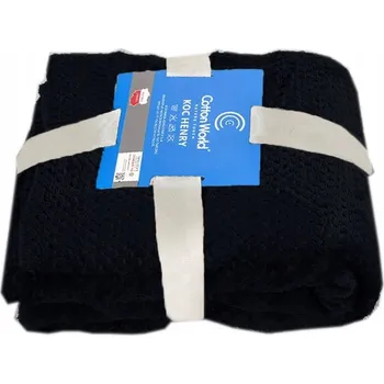 Prostěradlo Deka Cotton world polyester 200 cm x 160 cm černá