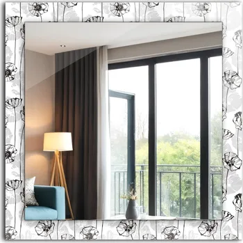 Zrcadlo Nástěnné Zrcadlo Tulup čtverec 600 x 600 mm