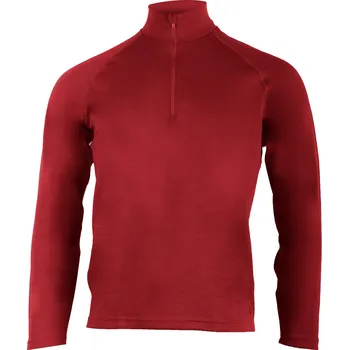 Pánská móda WARY pánská merino mikina/svetr - Červená 3160 / XL / Červená