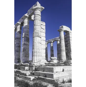 Obraz Plakát Staré sloupy chrámu Poseidona bez rámu 20 x 30 cm