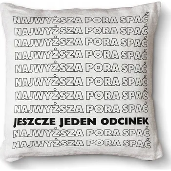 Polštář Prémiový dekorativní Polštář 40x40 - Je nejvyšší čas spát ještě jednou.