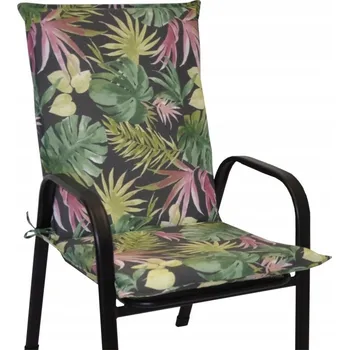 Podsedák Polstr na křeslo z tahokovu UNI - látka UNIKO monstera