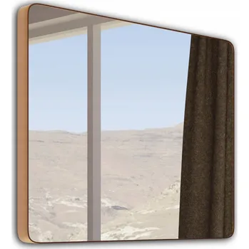 Zrcadlo Zrcadlo Loft 70x50 Szczotkowane hliníkovým rámem