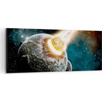 Obraz Foto obraz na plátně 100x40 abstrakce do obýváku ložnice na zeď velký