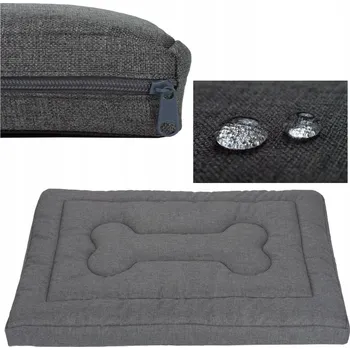 Pelíšek pro psa Welsti matrace pro psa šedá 130 cm x 90 cm