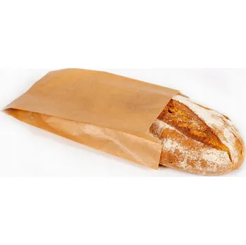 Jednorázové nádobí Papírové skládané tašky šedé 20x8x36 cm 100 ks EKO