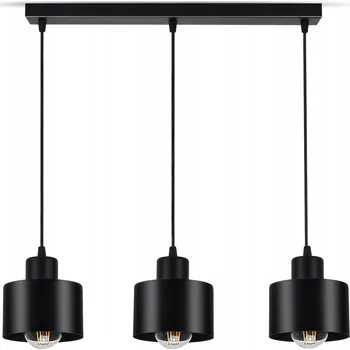 ZÁVĚSNÁ LAMPA STROPNÍ LUSTR LED Série 382-BZ3 Patice E27 LED Deska - Stůl